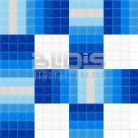Glass Tiles Repeating Pattern: Blue Rattan - pattern
