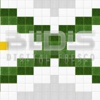 Glass Tiles Repeating Pattern: Fresh Daisies - pattern