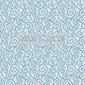 Glass Mosaic Repeating Pattern Module: Blue Tracery