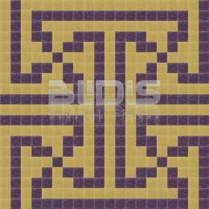 Glass Mosaic Repeating Pattern: Egypt Tracery - pattern