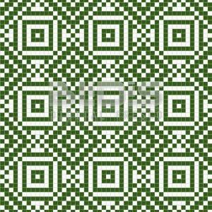 Glass Mosaic Repeating Pattern: Green Chaos - pattern tiled
