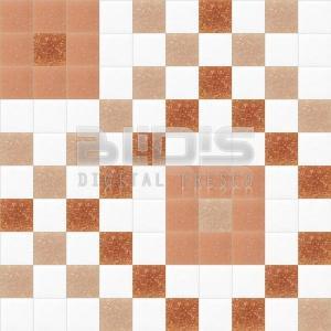 Glass Mosaic Repeating Pattern: Brown Harmony