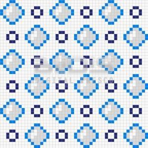 Glass MosaicRepeating Pattern for Decorative Application: Water Drops - pattern tiled